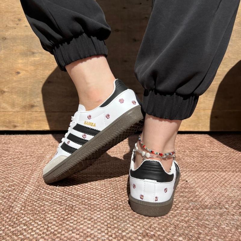 Samba Beyaz Çiçekli