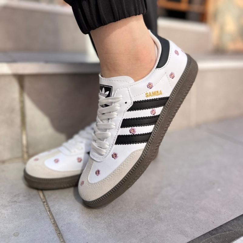 Samba Beyaz Çiçekli