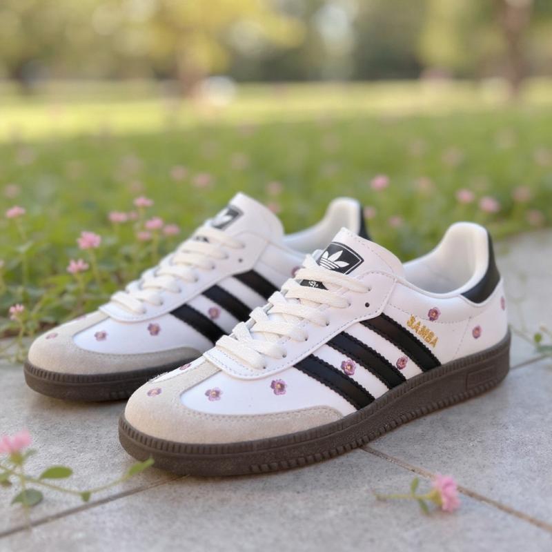 Samba Beyaz Çiçekli