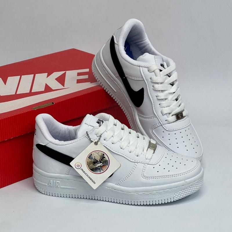 Air Force Kısa Beyaz Siyah