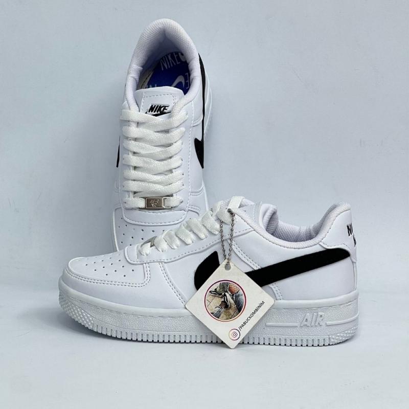 Air Force Kısa Beyaz Siyah